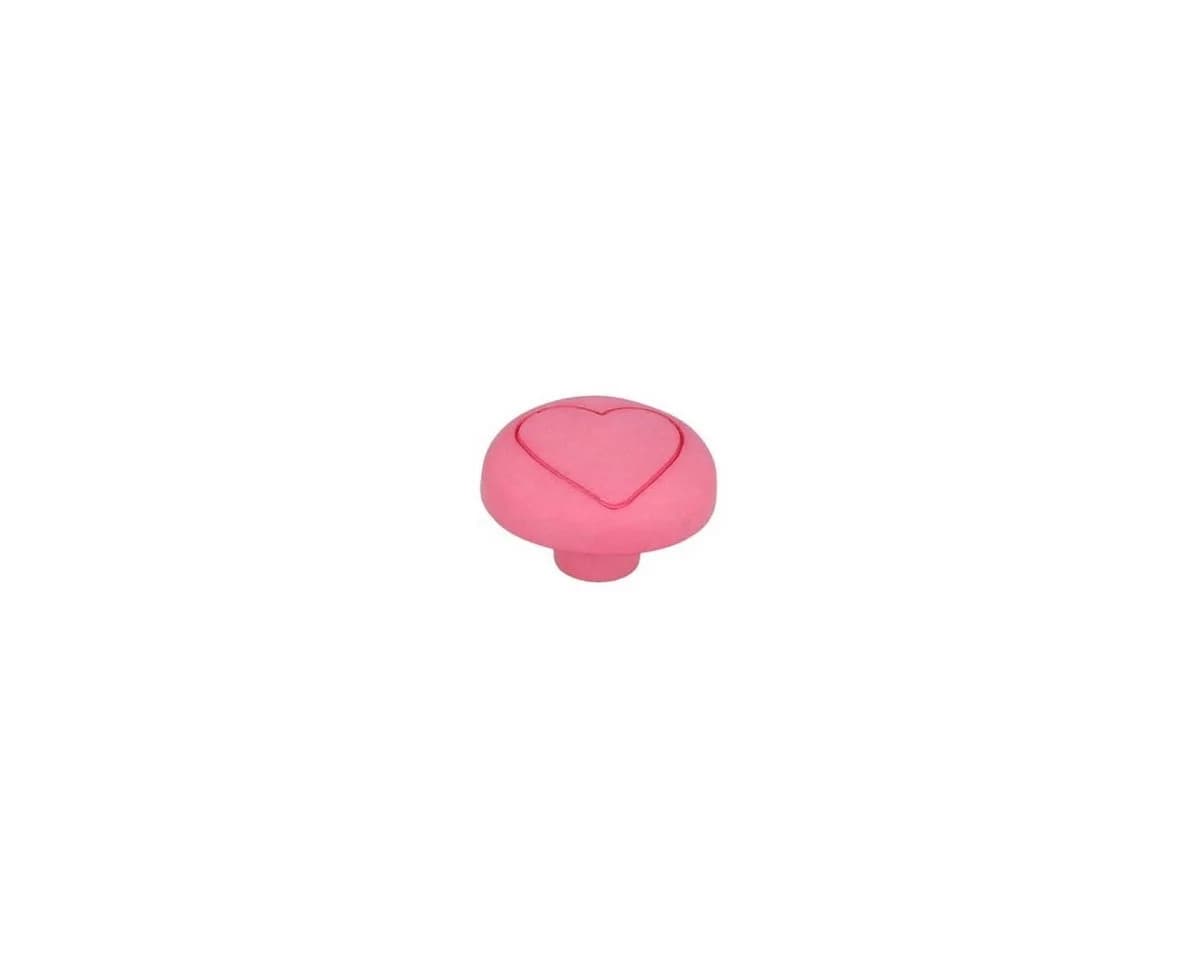 MS Beschläge Möbelknopf Schrankknopf Schubladenknopf Rosa Herz - Bild 2