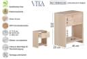 Astigarraga Kit Line Nachtschränkchen Vita Kiefer Bild 3