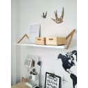 Astigarraga Kit Line Wandregalhalter Triangel Winkel Kiefern-Vollholz Bild 5