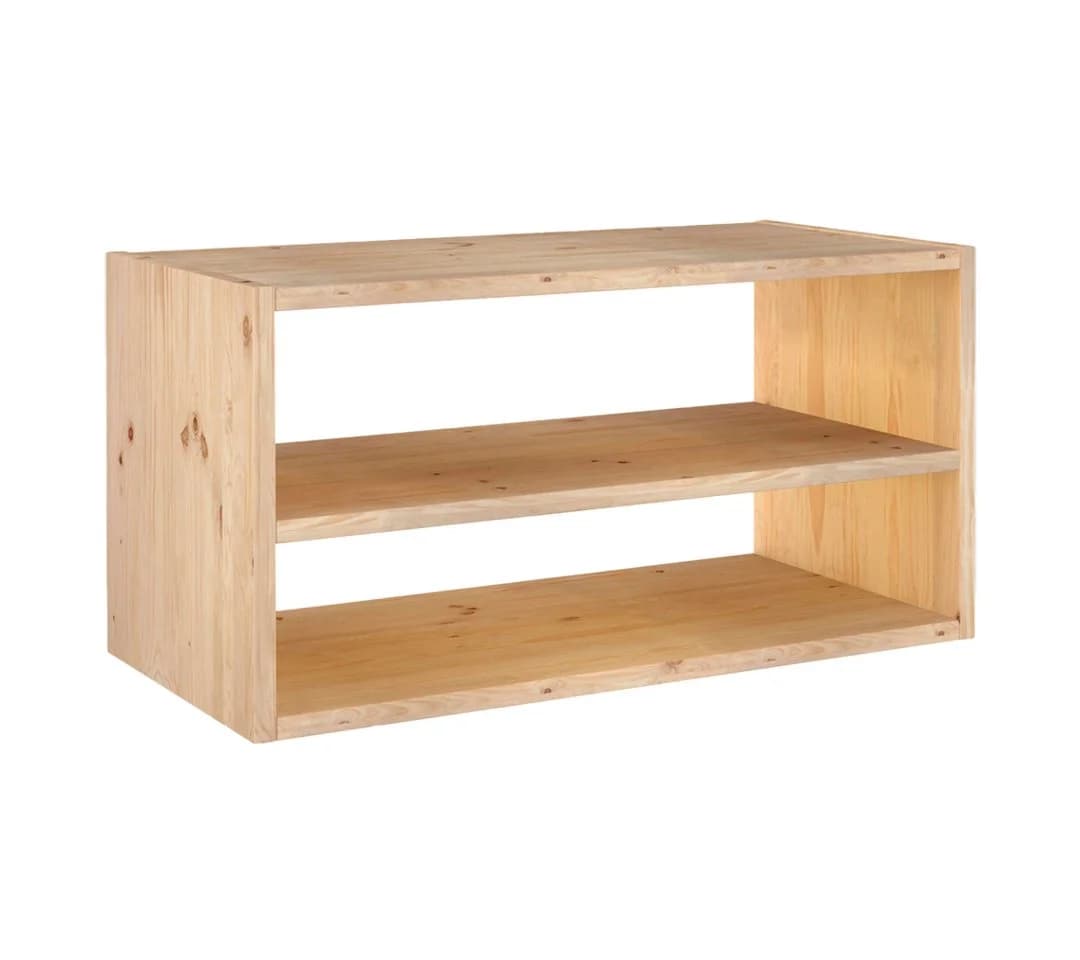 Astigarraga Kit Line Standregal Vollholz - Modulares Regal mit 2 Ebenen - Bild 2