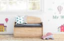 Astigarraga Kit Line Truhenbank Deco Kiefer unbehandelt Bild 1
