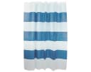 MSV Duschvorhang Cotexsa QUADRO 180 cm Premium Textil-Duschvorhang Weiß/Blau Bild 1