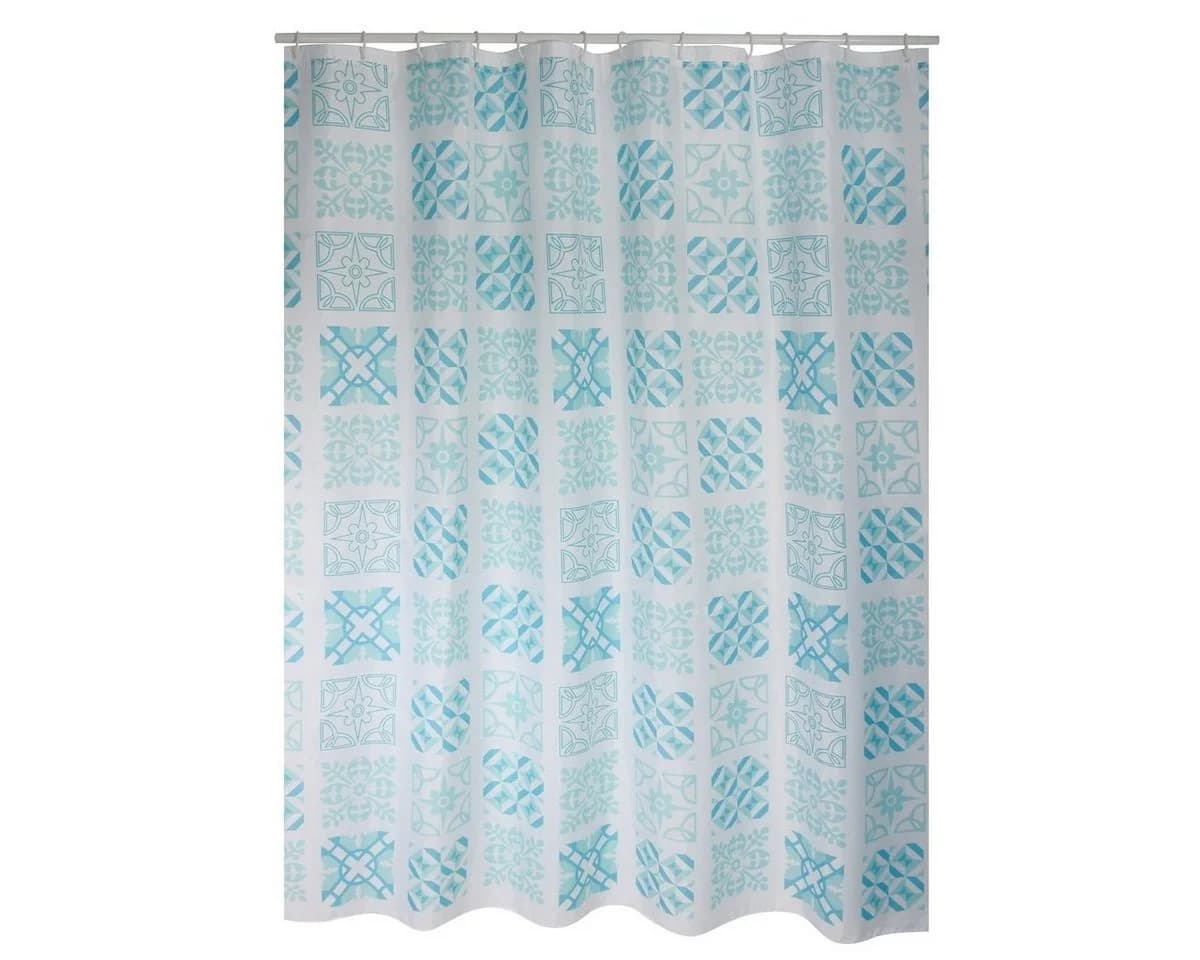 MSV Duschvorhang SINTRA türkis-grün Polyester Anti-Schimmel