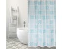 MSV Duschvorhang SINTRA türkis-grün Polyester Anti-Schimmel Bild 2