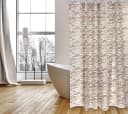 MSV Duschvorhang Cotexsa BRIQUE Beige 180x200 cm Bild 2