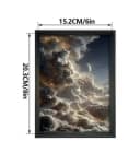 little dove LED Bild mit Rahmen Schwarz Dimmbar Nachtlicht Bild 1