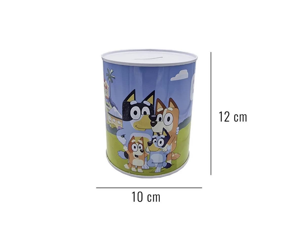 Bluey Spardose Metall Zylindrisch Bunt Sparbüchse - Bild 5