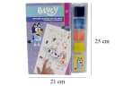 Bluey Kreativset Malset Ausmalbuch mit Fingerfarben und Vorlagen Bild 3