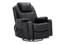 MCombo Relaxsessel 7050 mit Massage, Heizung & 360° Drehfunktion - Schwarz Bild 2