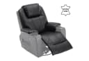 MCombo Relaxsessel 7050 mit Massage, Heizung & 360° Drehfunktion - Schwarz Bild 3