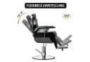 Barberpub Hydraulischer Friseurstuhl Schwarz 150° Kippbar Bild 1