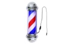Barberpub Außen-Stehlampe Barber-Pole Barbierstab LED Rot-Blau-Weiß Bild 1