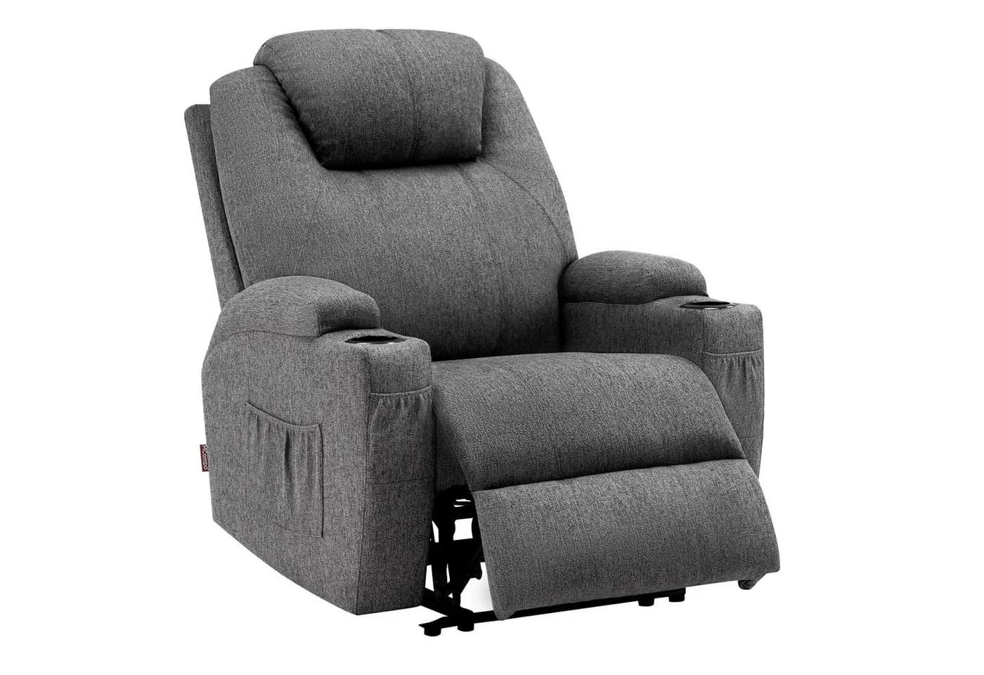 MCombo Elektrischer Relaxsessel 7061 mit Massagefunktion Grau - Bild 2
