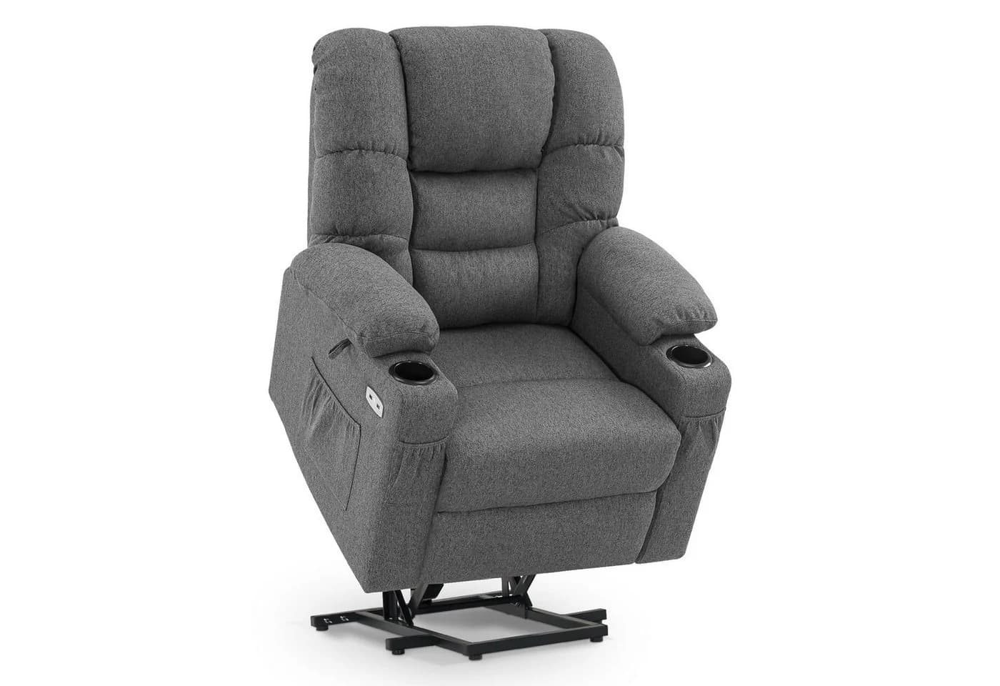 MCombo Relaxsessel Elektrische Aufstehhilfe Grau - Bild 2