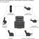 MCombo Relaxsessel MCombo Elektrische Aufstehhilfe 3 Motor Relaxsessel 7546, mit 3 Motoren Bild 4