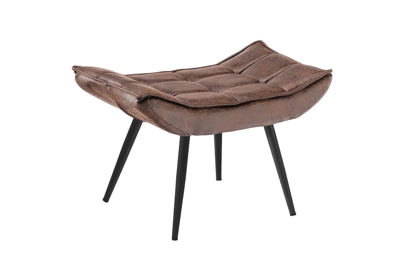 MCombo Relaxsessel Grau/Braun mit Hocker und Relaxfunktion - Bild 2