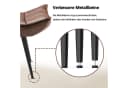 MCombo Relaxsessel Grau/Braun mit Hocker und Relaxfunktion Bild 5