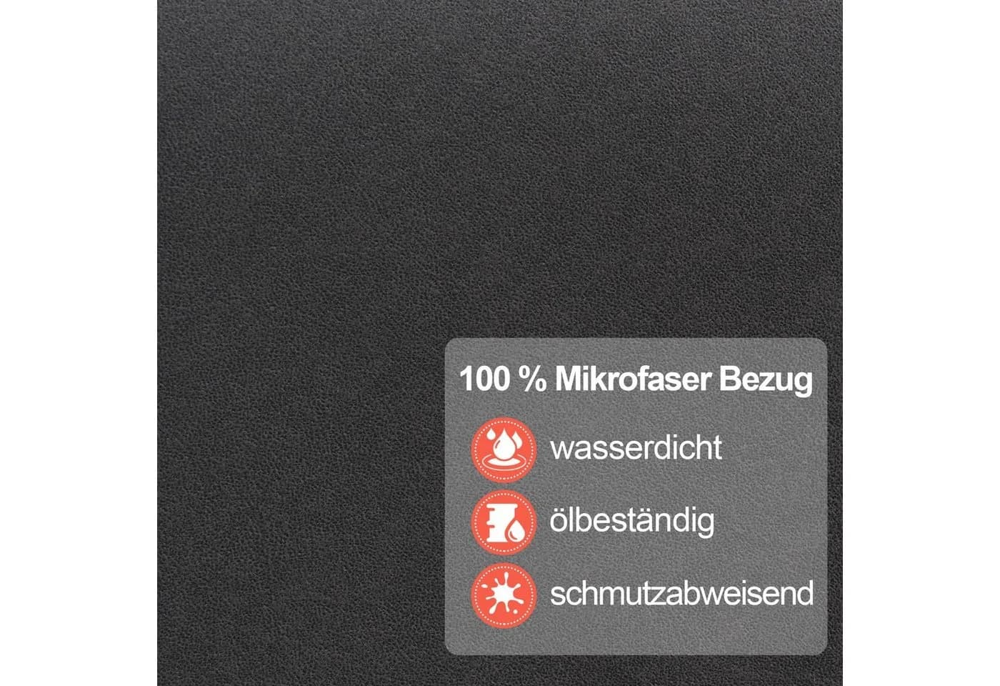 MCombo Elektrischer Relaxsessel mit Massagefunktion Grau Mikrofaser - Bild 4