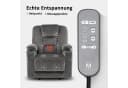 MCombo Relaxsessel M Elektrisch Verstellbar Grau Stoff Bild 3