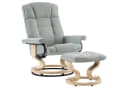 MCombo TV-Sessel M mit Hocker und Relaxfunktion Grau Bild 2