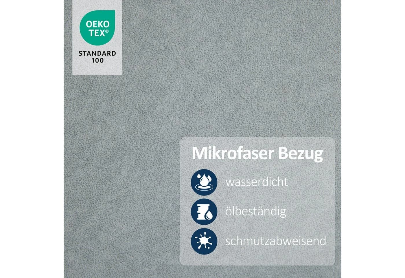 MCombo TV-Sessel M mit Hocker und Relaxfunktion Grau - Bild 5