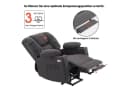 MCombo Relaxsessel mit elektrischer Aufstehhilfe Grau Bild 4