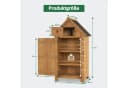 MCombo Gartenschrank Holz Wetterfest Gerätehaus Bild 4