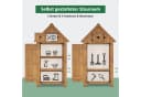 MCombo Gartenschrank Holz Wetterfest Gerätehaus Bild 5