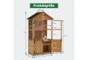 MCombo Gartenschrank Gerätehaus Wetterfest Anthrazit Bild 3