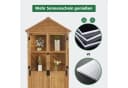 MCombo Gartenschrank Gerätehaus Wetterfest Anthrazit Bild 4