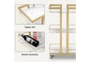 MCombo Servierwagen 3 Ebenen Gold/Schwarz/Weiß mit Rollen Bild 5