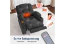 MCombo Relaxsessel M Elektrisch Verstellbar Grau Stoff Bild 5