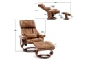 MCombo Relaxsessel mit Hocker, Fernsehsessel, 9066, mit Relaxfunktion Bild 5