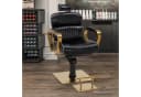 Barberpub Fußstütze Edelstahl Silber/Gold Mobile Fußpedal FT001 Bild 1