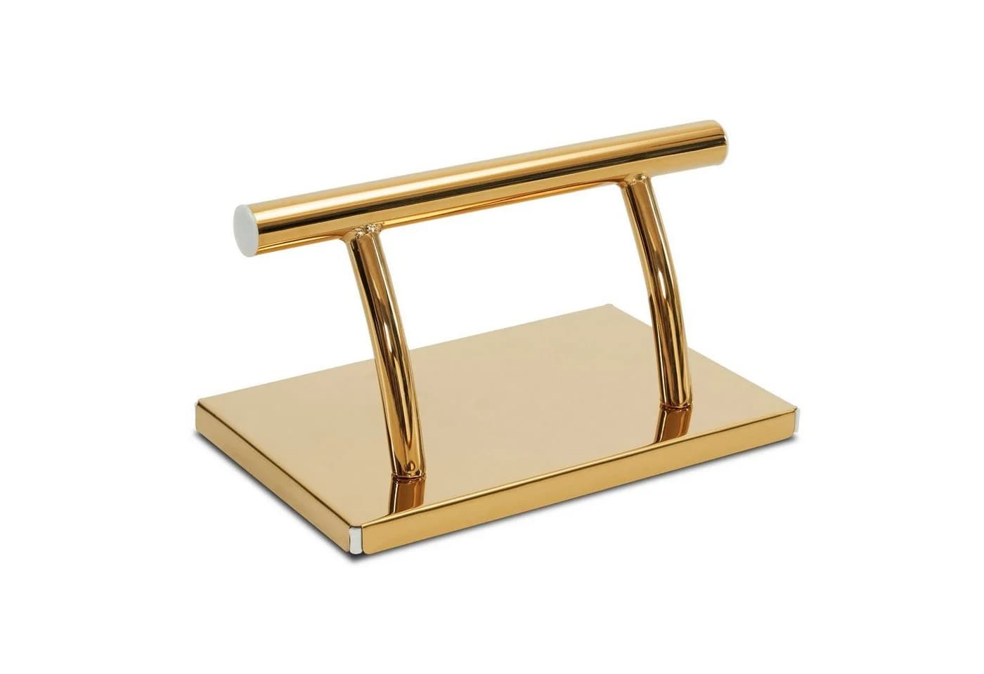 Barberpub Fußstütze Edelstahl Silber/Gold Mobile Fußpedal FT001 - Bild 2