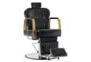 Barberpub Friseurstuhl mit Kopfstütze 360° Drehbar & Höhenverstellbar Bild 2