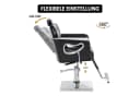 Barberpub Friseurstuhl 8132 Schwarz Kunstleder Hydraulik Kopfstütze Bild 1