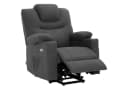 MCombo Elektrischer Relaxsessel mit Aufstehhilfe 2 Motoren Grau Bild 2