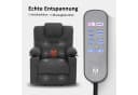 MCombo Elektrischer Relaxsessel mit Aufstehhilfe 2 Motoren Grau Bild 4