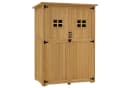 MCombo Gartenschrank Holz Grau Wetterfest Bild 2