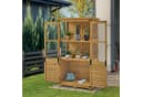 MCombo Gartenschrank Holz Wetterfest mit Ablage Bild 1