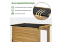 MCombo Gartenschrank Holz Wetterfest mit Ablage Bild 5