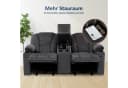 MCombo Relaxsofa 2-3 Sitzer Grau Elektrisch Verstellbar Bild 4