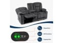 MCombo Relaxsofa 2-3 Sitzer Grau Elektrisch Verstellbar Bild 5