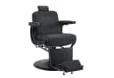Barberpub Friseurstuhl 3822SWZ Schwarz Höhenverstellbar Kippbar Drehbar Bild 2