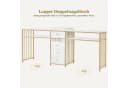 MCombo Schminktisch mit Schubladen Gold-Marmor Metallgestell Bild 4