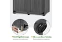 MCombo Gartenschrank Holz Grau Wetterfest Bild 5