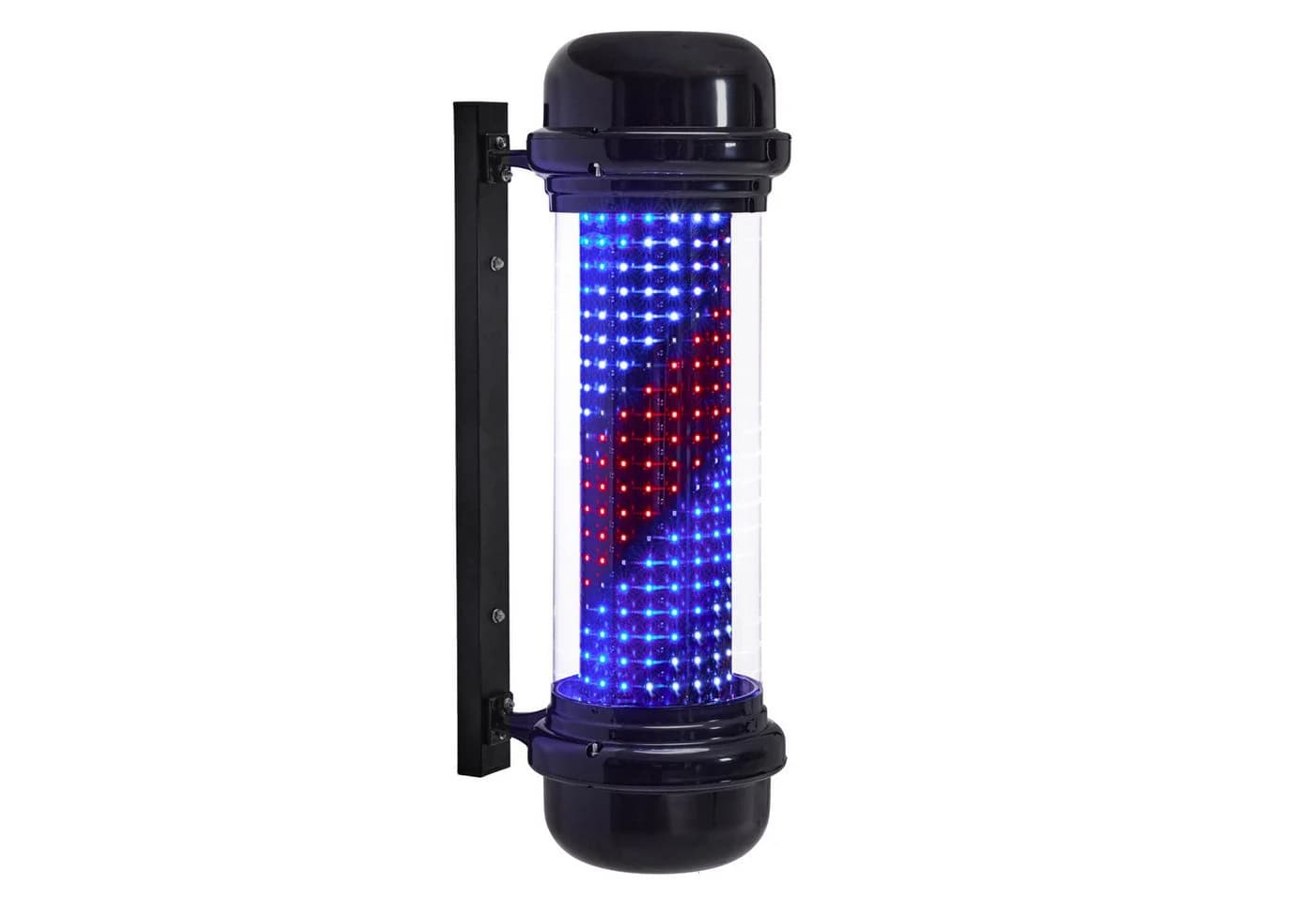 Barberpub Barbierstab LED Außen-Wandleuchte Rot-Blau-Weiß - Bild 2