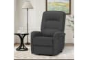 MCombo Relaxsessel mit Aufstehhilfe Mikrofaser Grau Bild 1
