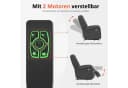 MCombo Relaxsessel mit Aufstehhilfe Mikrofaser Grau Bild 3